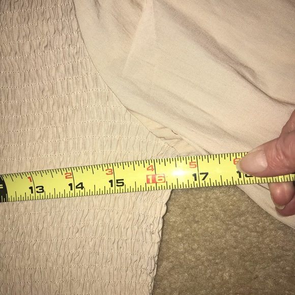 Boho cream colour lined dress - Picture 8 of 15